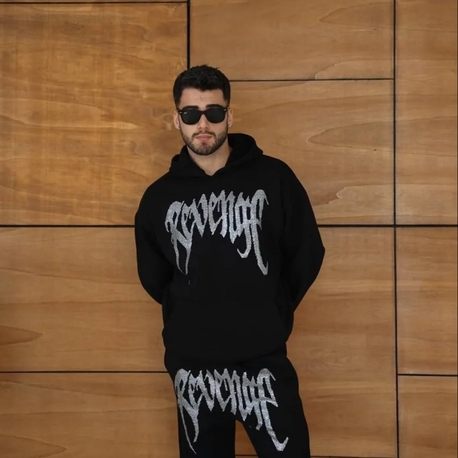 Erkek Premium Taş Baskılı Eşofman Takım Revenge Model