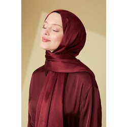 janjan Şal Bordo Renk  - Modahilye 