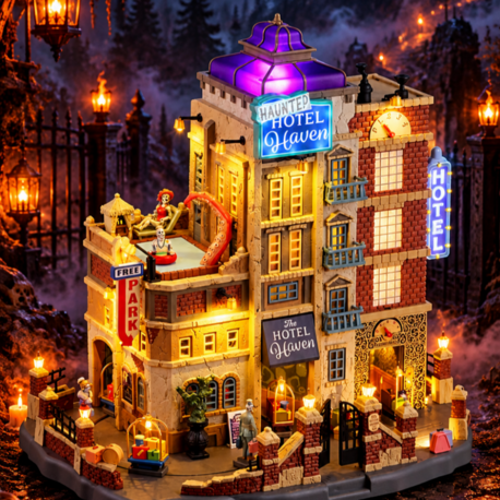 Lemax Spooky Town - Perili Otel Sığınağı