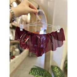 Fantazi Tüllü Külot Kırmızı