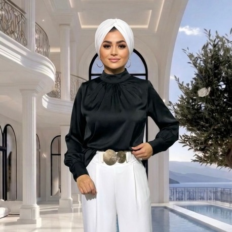 Lidya Siyah Gömlek