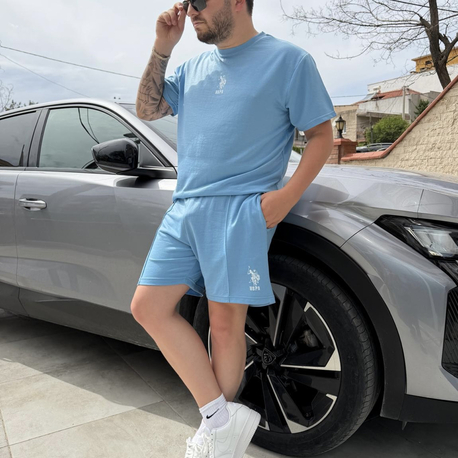 POLO İKİLİ TAKIM BEBE MAVİ