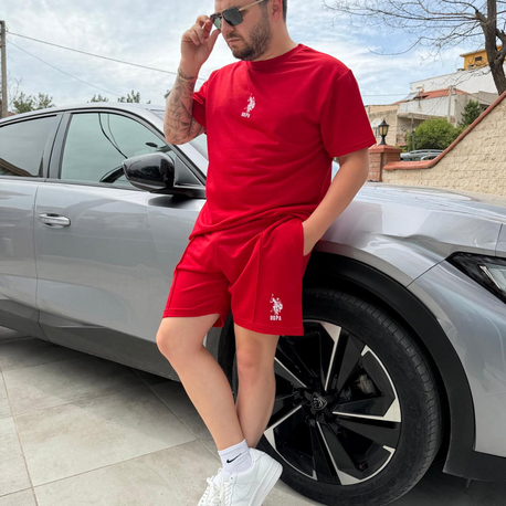 POLO İKİLİ KOMBİN KIRMIZI