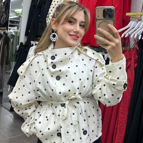 Puantiyeli Trenç 
