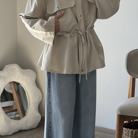 Massi Model  Ceket Parka / Bej 