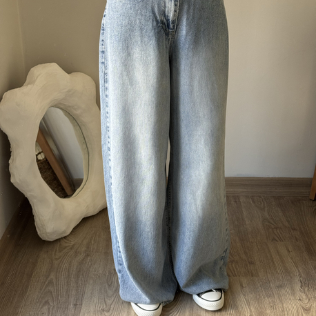 Tensel Kot Pantalon / mavi 