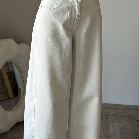 Wide Leg Jean Krem 