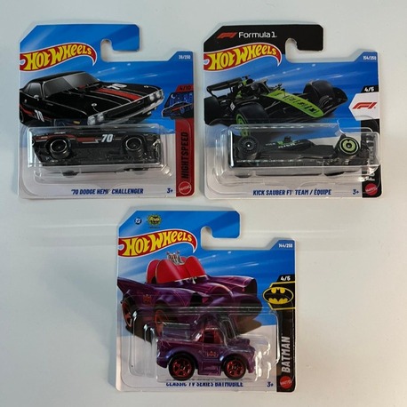 3'lü lot F1 Dodge Batman