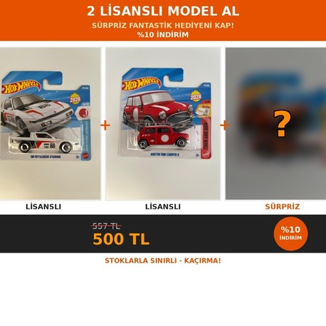 2 Lisanslı Regular Model Al, Sürpriz Fantastik Regular Model Hediyeni Kap!