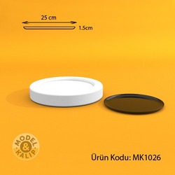 MK1026_25CM_OVAL KENARLI TABAK