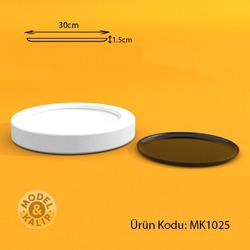MK1025_30CM_OVAL KENARLI TABAK