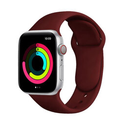 Apple Watch Silicon Kordon Vişne