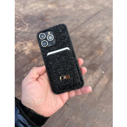 İPhone Swarovski Kılıf+Cüzdan Set