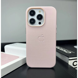 İPhone Kum Pembe Deri Magsafe Case