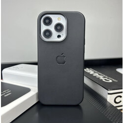 İPhone Siyah Deri Magsafe Case