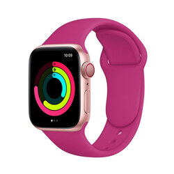 Apple Watch Silicon Kordon Fuşya