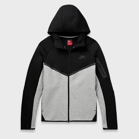 Tech Fleece 5th Gen Premium Hoodie Siyah/Gri