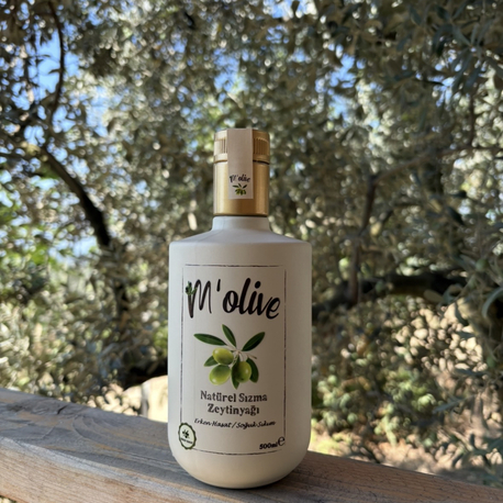 M'olive Naturel Sızma Zeytinyağı 500ml Erken Hasat Soğuk Sıkım
