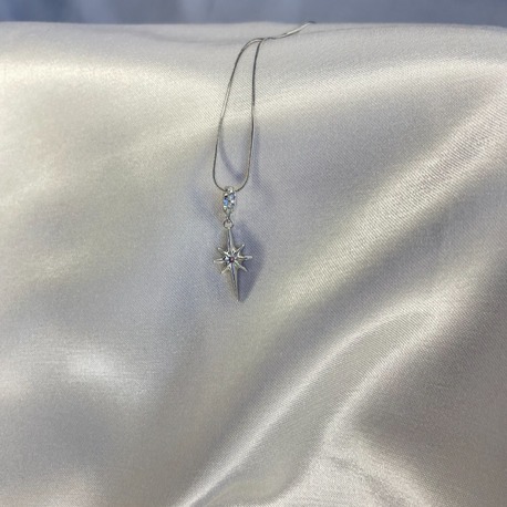 Silver Yıldız Kolye