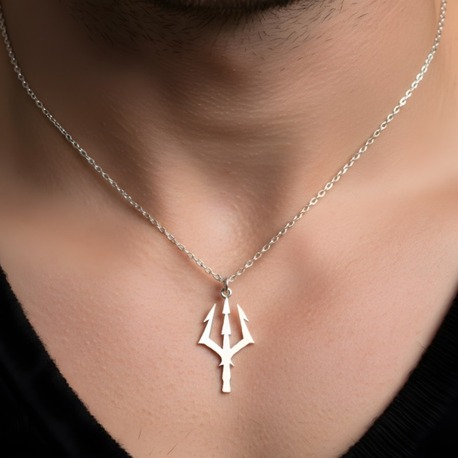 Trident Gümüş Kolye