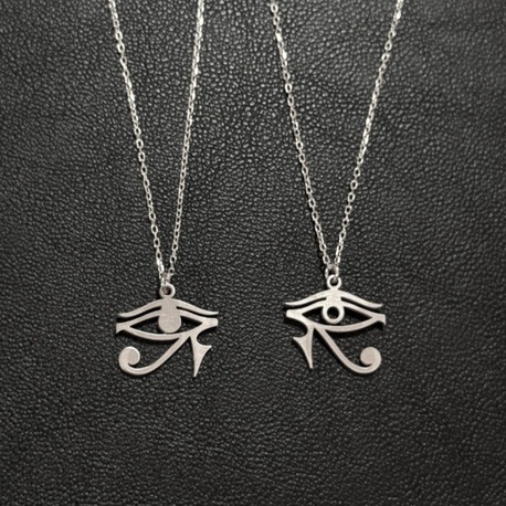 Ra & Horus'un Gözü Gümüş Kolye