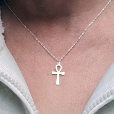 Ankh Gümüş Kolye