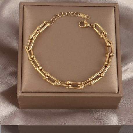 Gold çelik bileklik 