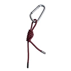 Burgundy Leather Charm