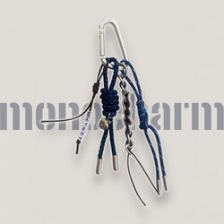 Navy Blue Leather Charm Set
