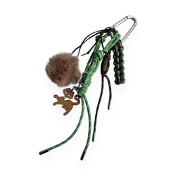 Brown Green Charm Set