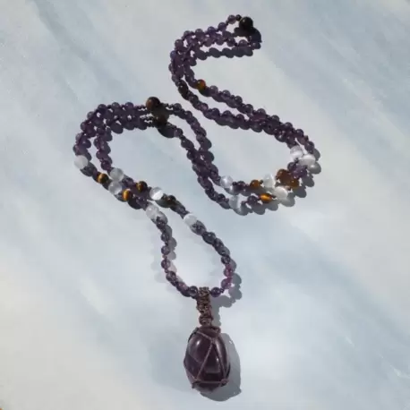 CROWN MALA - Doğal Taşlı Meditasyon Tespihi