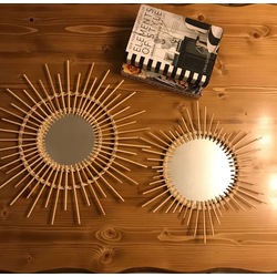 Bambu ayna güneş -Yıldız model 1