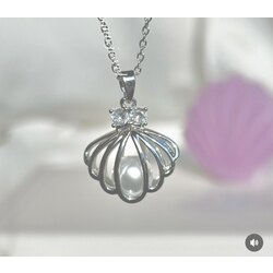 Çelik oyster kolye