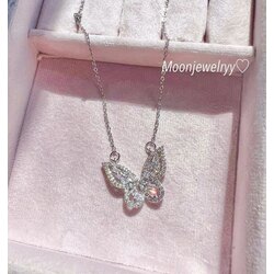 Shiny butterfly kolye