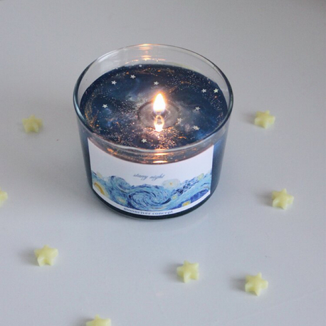 Starry Night Candle
