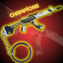 Valorant Metal Anahtarlık (Champions Vandal)