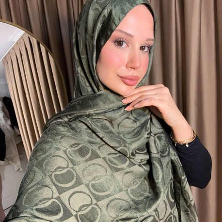 Dama Desen Naiaa Pamuk Şal