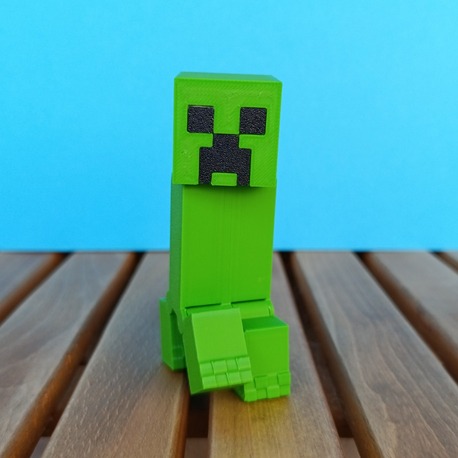 Minecraft Creeper Hareketli Figür 10 cm Koleksiyonluk Oyuncak