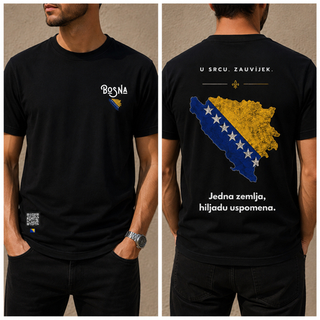 Bosna Özel Tasarım T-Shirt Erkek 