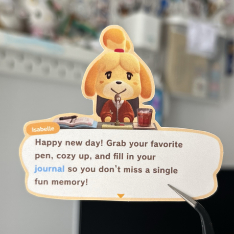 isabelle animal crossing sticker 