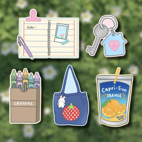back to school sticker pack