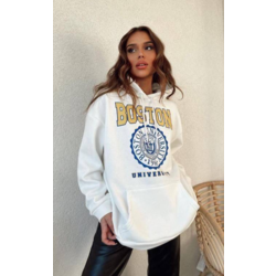 Baskılı Beyaz Sweat