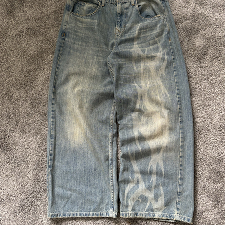 BDG JEANS AÇIK MAVİ BASKILI PANTOLON