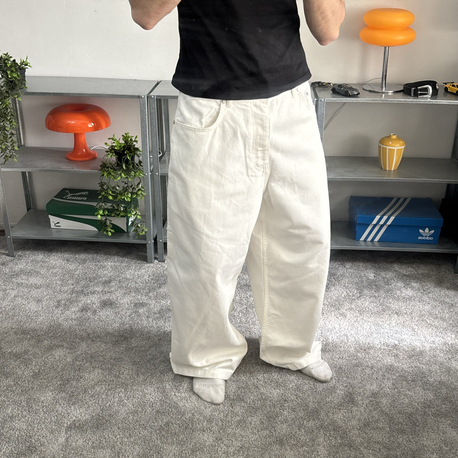 BEYAZ BAGGY JEANS