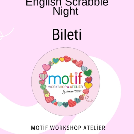  ENGLISH SCRABBLE GAME NIGHT! ✨
Speak English Only!