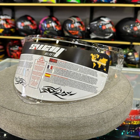 Sway SW917 Çene Açılır Kask Şeffaf Vizörü