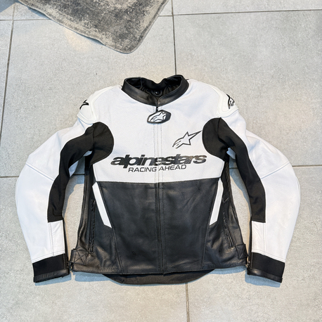 Alpinestars Beyaz Siyah Ceket ( Sökülebilir Hörgüç)