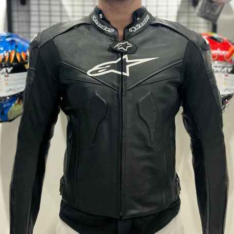 Alpinestars Siyah 4 Mevsim Deri Mont