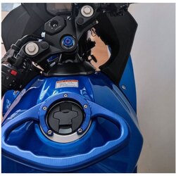 YAMAHA/BENELLI 125S /R25/Mt25/mt07DEPO ÜSTÜ YOLCU TUTAMAÇ TUTAMAK - MAVI - LAZERLI