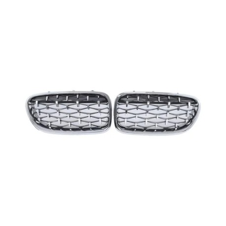 BMW F10 Diamond Panjur – Krom Çerçeve (2011–2016)